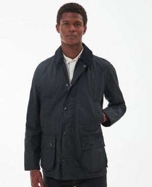 Black Men Barbour Ashby Waxed Jacket | US-3428WXLBY