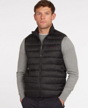 Black Men Barbour Bretby Vest | US-2189PLMTI