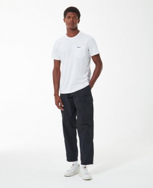 Black Men Barbour Essential Ripstop Cargo Pants | US-6720CGDRM