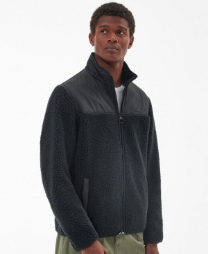 Black Men Barbour Hobson Fleece | US-1408QGAFL