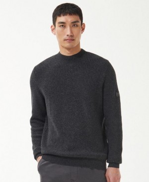 Black Men Barbour International Corser Knitted Sweater | US-9568XTQWZ