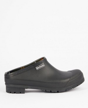 Black Men Barbour Quinn Clogs | US-9618QSDLT