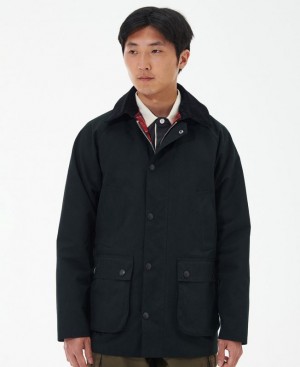 Black Men Barbour SL Bedale Casual Jacket | US-9068VJQXB