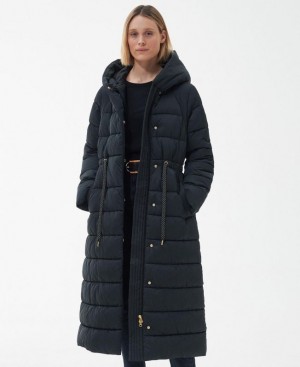 Black Women Barbour Alexandria Quilted Jacket | US-6871YKHOE