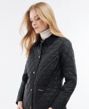 Black Women Barbour Annandale Quilted Jacket | US-4675ADBNG