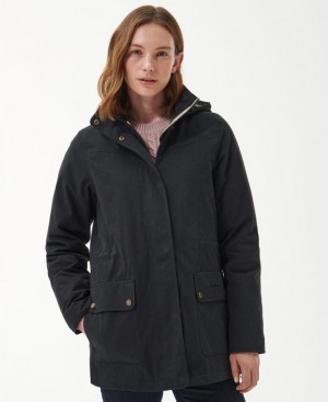 Black Women Barbour Buttercup Waterproof Jacket | US-5061WNRQC