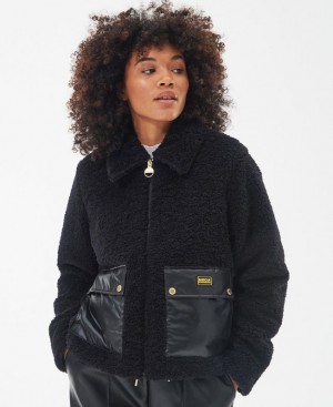 Black Women Barbour International Morini Fleece | US-0178XAZWH