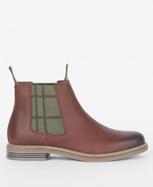 Brown Men Barbour Farsley Chelsea Boots | US-7934WHCYA