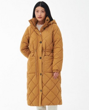 Brown Women Barbour Orinsay Quilted Jacket | US-9582VWIPH