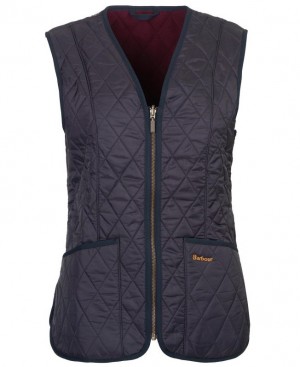 Indigo Women Barbour Fleece Betty Liner Vest | US-1598KCGHE