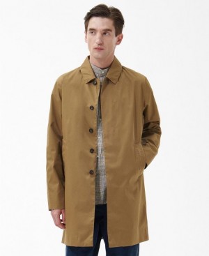 Khaki Men Barbour Lorden Waterproof Jacket | US-5017OUVWL