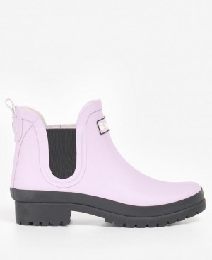 Light Pink Women Barbour Mallow Wellingtons Rain Boots | US-8576PCKJD