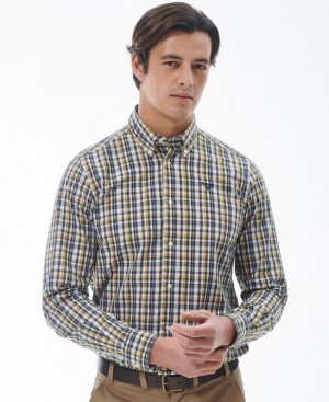 Multicolor Men Barbour Chaseton Tailored Shirts | US-1768QAJOW