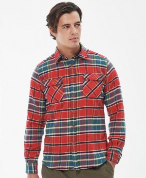 Multicolor Men Barbour Mountain Tailored Shirts | US-3286GFQTY