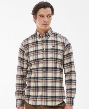 Multicolor Men Barbour Shieldton Tailored Shirts | US-1087MPEOD