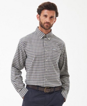 Multicolor Men Barbour Tanlaw Regular Shirts | US-5740UMDQL