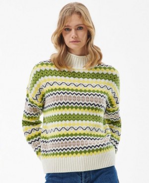 Multicolor Women Barbour Holkham Knitted Sweater | US-0269YCZNA