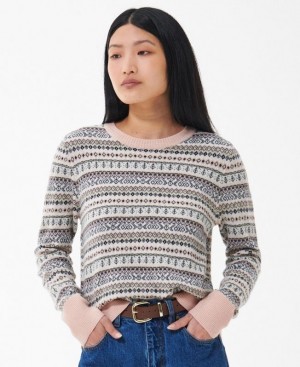 Multicolor Women Barbour Peak Knitted Sweater | US-3470JPKSO