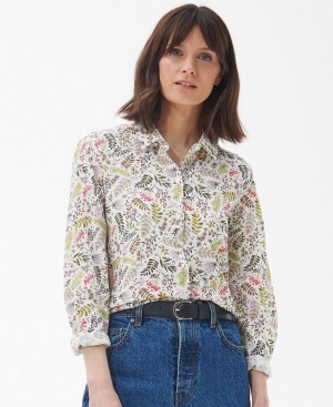 Multicolor Women Barbour Safari Relaxed Shirts | US-7243EPLRT