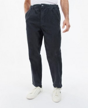 Navy Men Barbour Highgate Cord Pants | US-9316FTHAU