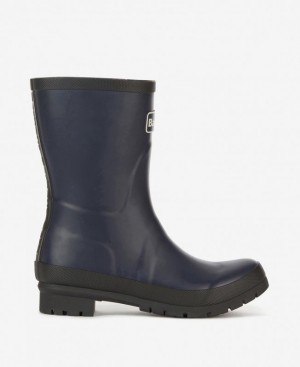 Navy Women Barbour Banbury Wellington Rain Boots | US-2876NPYEM