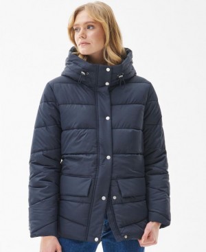 Olive Women Barbour Bracken Quilted Jacket | US-7843DXRJZ