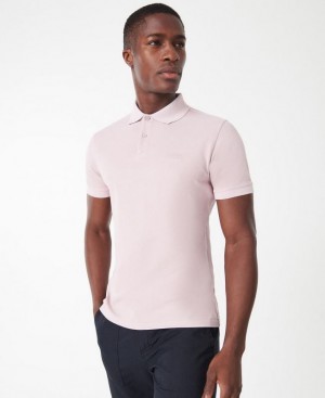 Rose Men Barbour International Essential Garment Dye Polo Shirt | US-2369KFUML