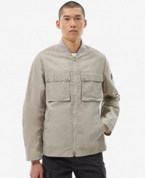 Taupe Men Barbour International Carner Casual Jacket | US-9452JLOCK