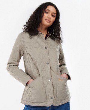 Taupe Women Barbour Annandale Quilted Jacket | US-0192VPWZR