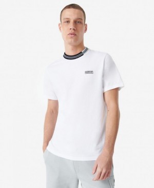 White Men Barbour International Darley T-Shirts | US-5418UOQVI