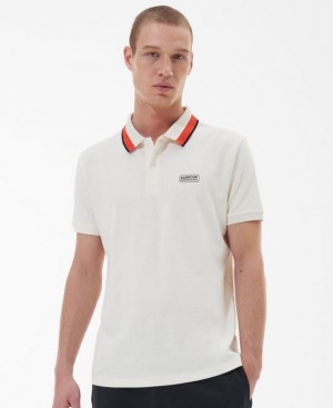 White Men Barbour International Re-Amp Polo Shirt | US-1375ZJBAW