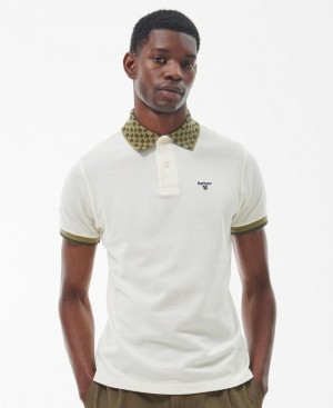 White Men Barbour Middleham Tailored Polo Shirt | US-4761GZENM