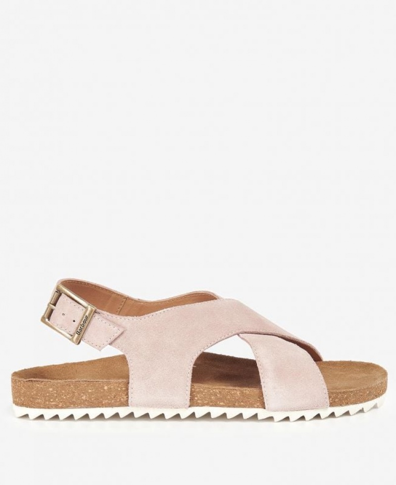 Beige Women Barbour Rochelle Sandals | US-8219LATOF