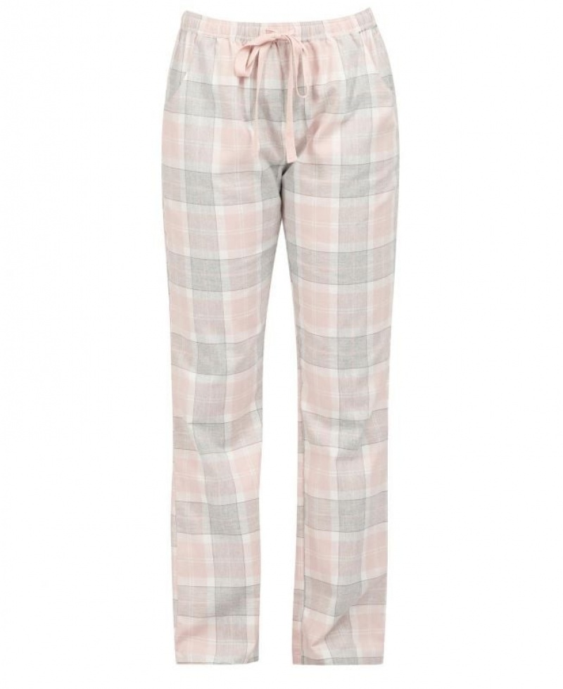 Beige / Grey Women Barbour Nancy PJ Pants | US-3150WZLKD