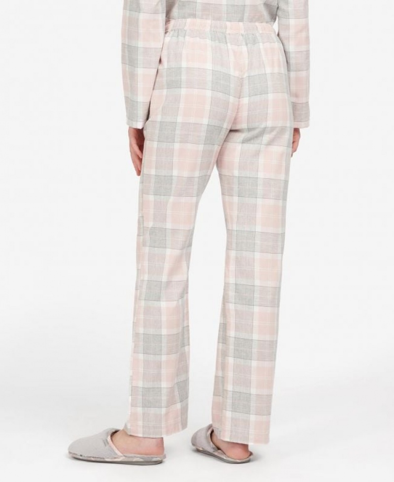 Beige / Grey Women Barbour Nancy PJ Pants | US-3150WZLKD