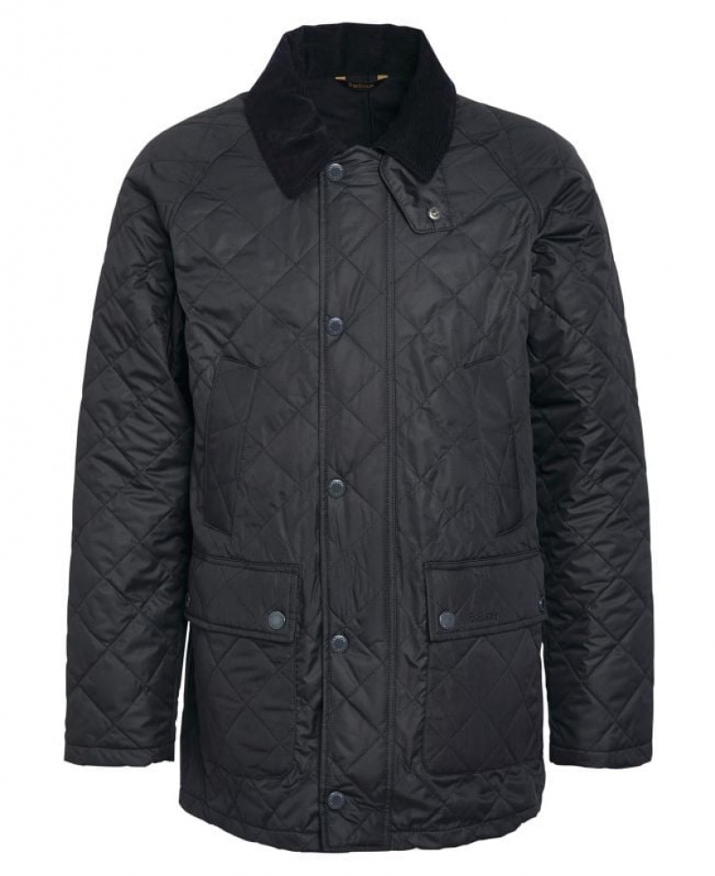 Black Men Barbour Ashby Polarquilt Quilted Jacket | US-1285SEXLI