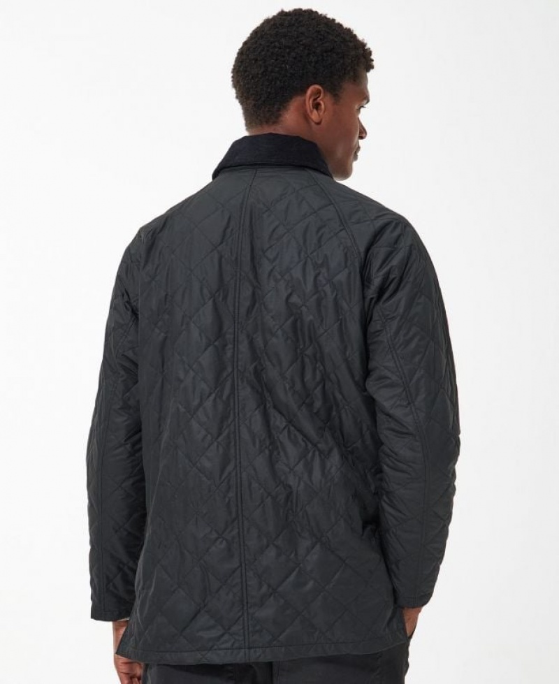 Black Men Barbour Ashby Polarquilt Quilted Jacket | US-1285SEXLI