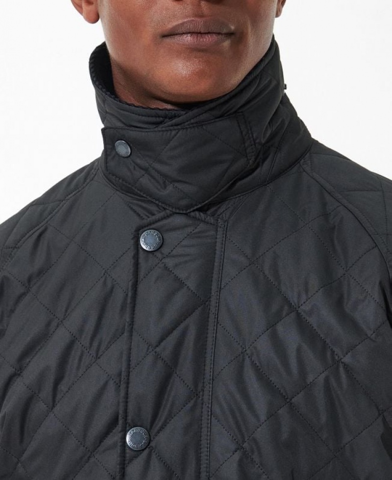 Black Men Barbour Ashby Polarquilt Quilted Jacket | US-1285SEXLI