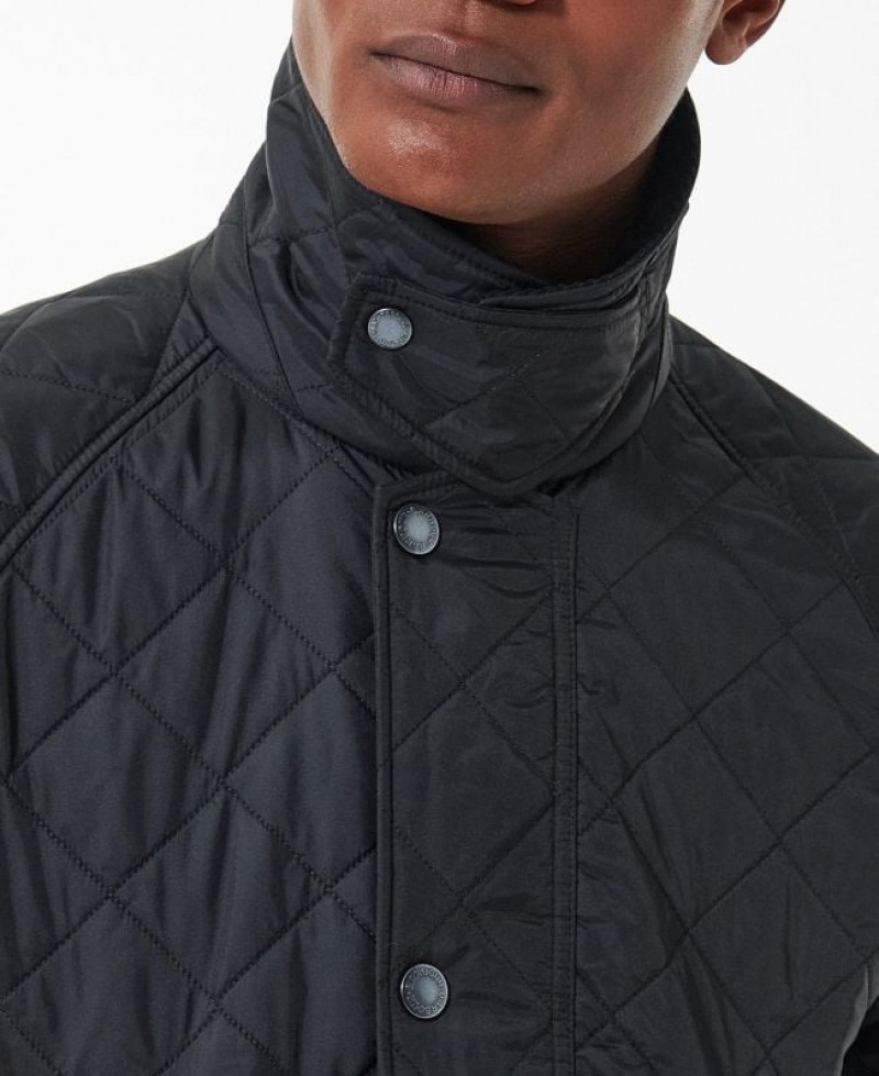 Black Men Barbour Ashby Quilted Jacket | US-8026CXWYM