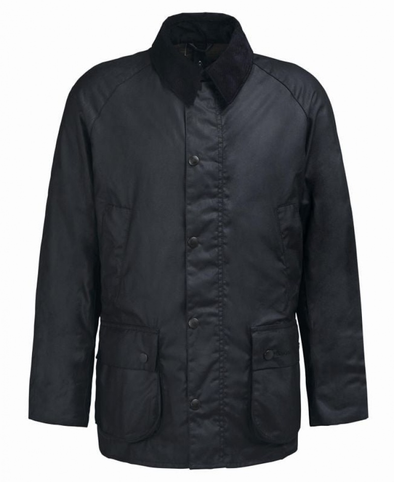 Black Men Barbour Ashby Waxed Jacket | US-3428WXLBY