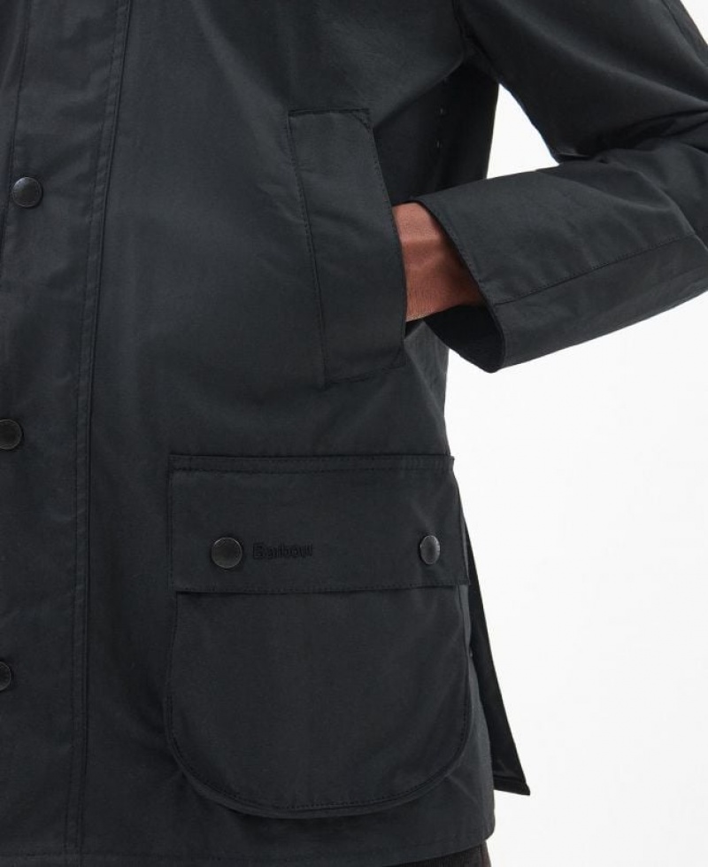 Black Men Barbour Ashby Waxed Jacket | US-3428WXLBY