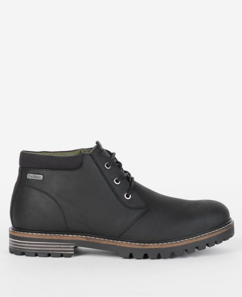 Black Men Barbour Boulder Chukka Boots | US-3068DRVEN