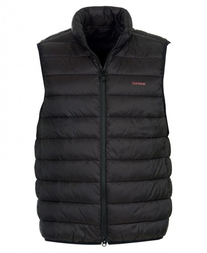 Black Men Barbour Bretby Vest | US-2189PLMTI