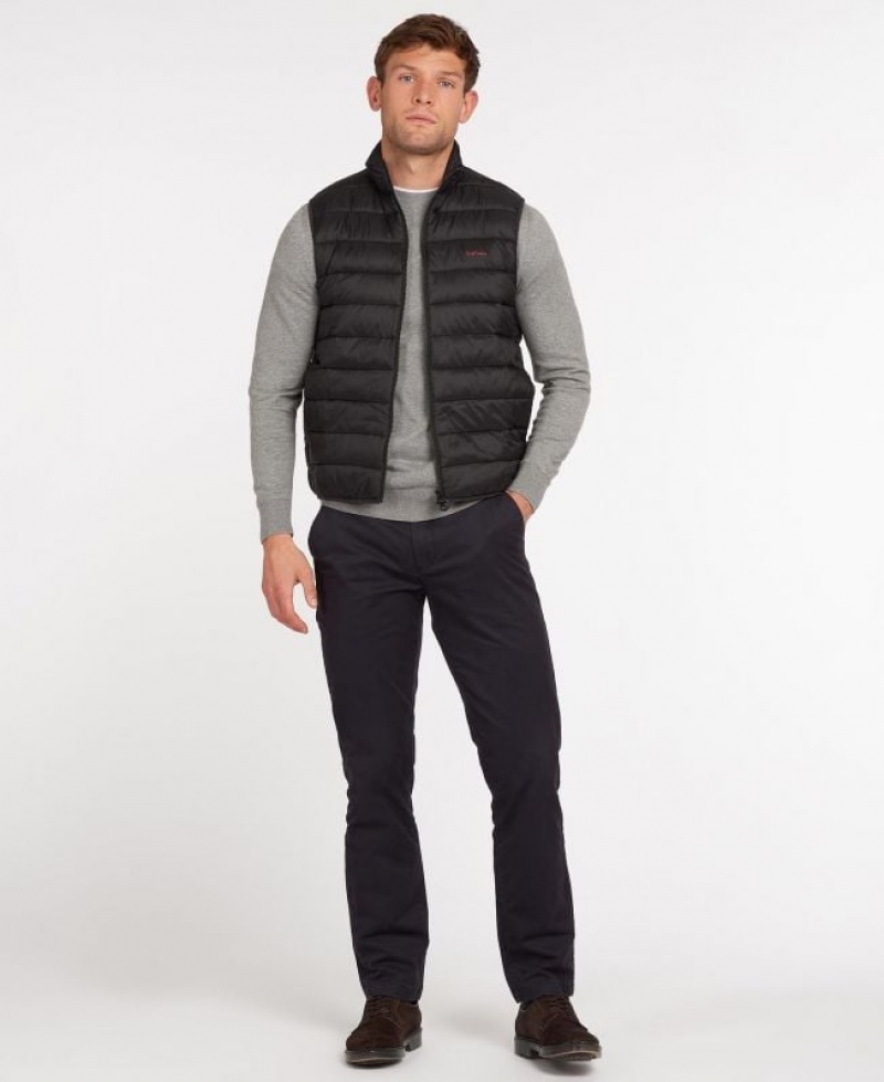 Black Men Barbour Bretby Vest | US-2189PLMTI