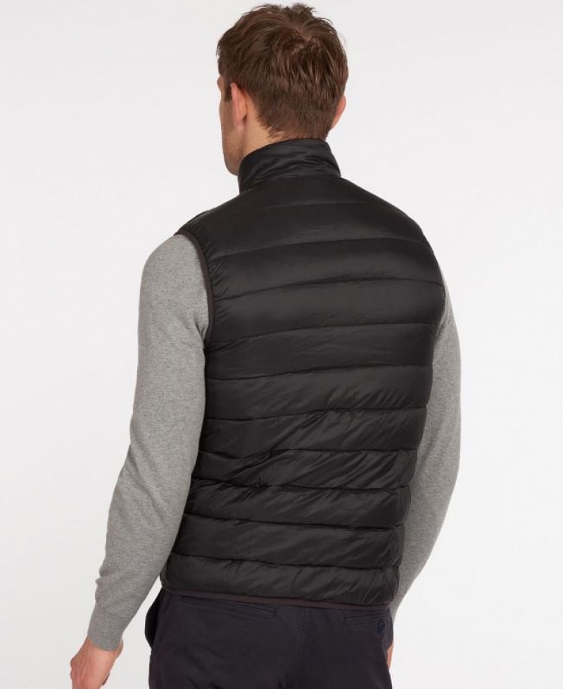 Black Men Barbour Bretby Vest | US-2189PLMTI