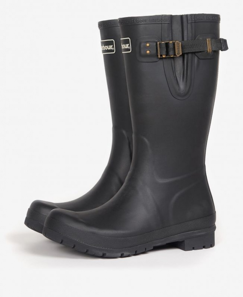 Black Men Barbour Cirrus Wellingtons Rain Boots | US-3284RPBVN