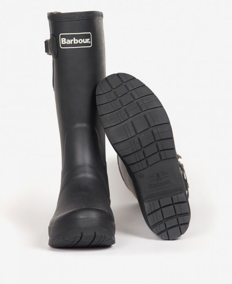 Black Men Barbour Cirrus Wellingtons Rain Boots | US-3284RPBVN