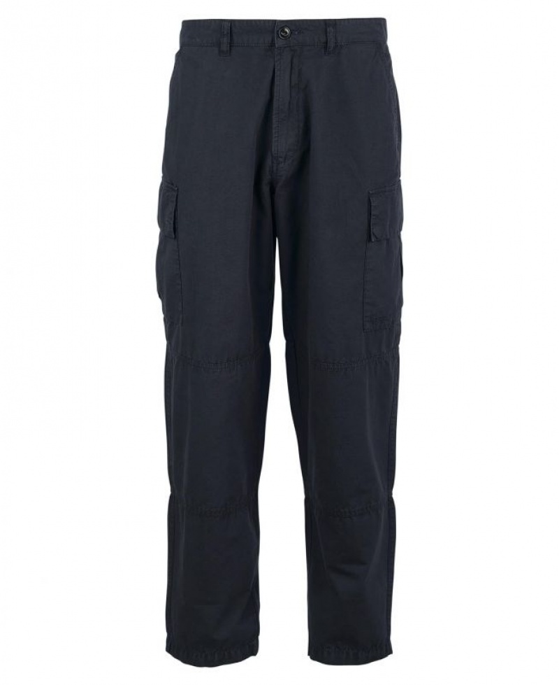 Black Men Barbour Essential Ripstop Cargo Pants | US-6720CGDRM