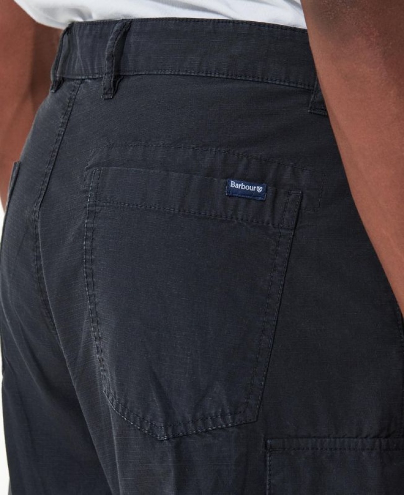 Black Men Barbour Essential Ripstop Cargo Pants | US-6720CGDRM