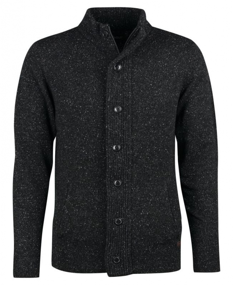 Black Men Barbour Essential Tisbury Cardigan | US-1754TJUKA